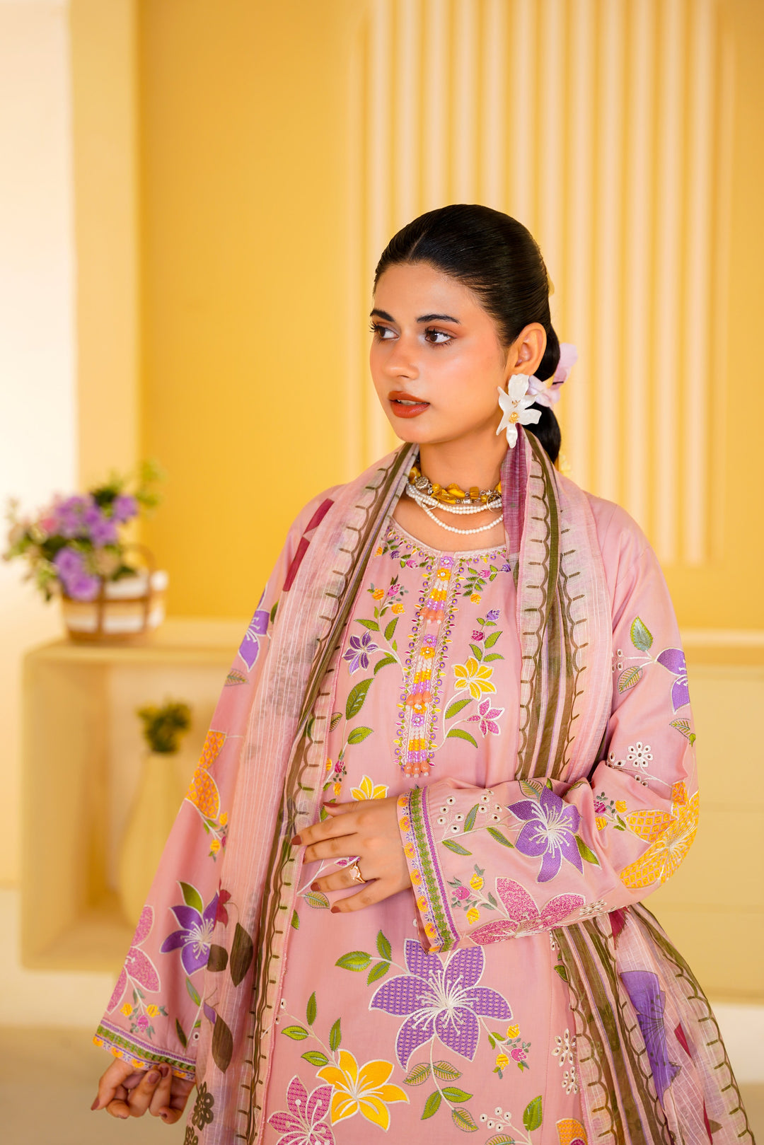 NOOR E BAHAR EMBROIDERED 3 PC