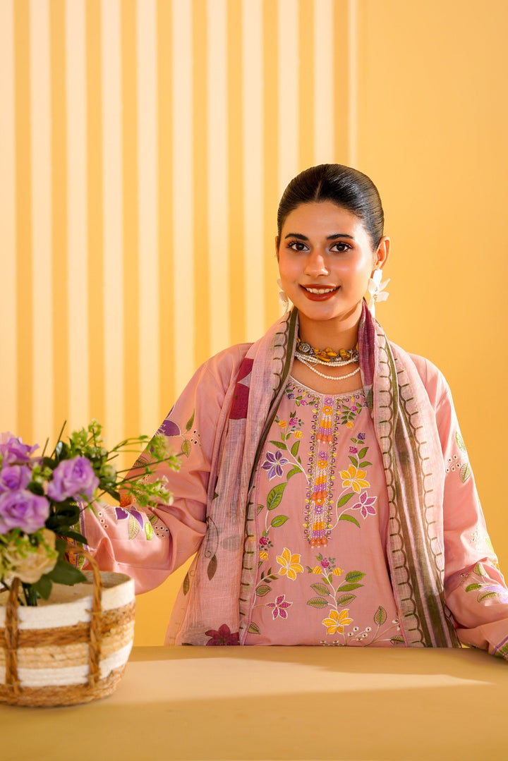 NOOR E BAHAR EMBROIDERED 3 PC