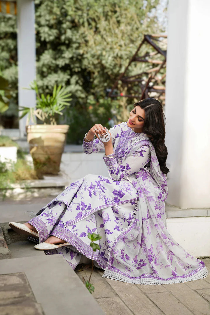 Floral Embroidered 3Pc