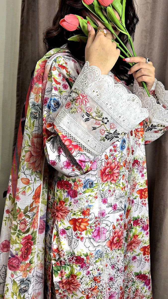 RAINBOW EMBROIDERED 3 PC