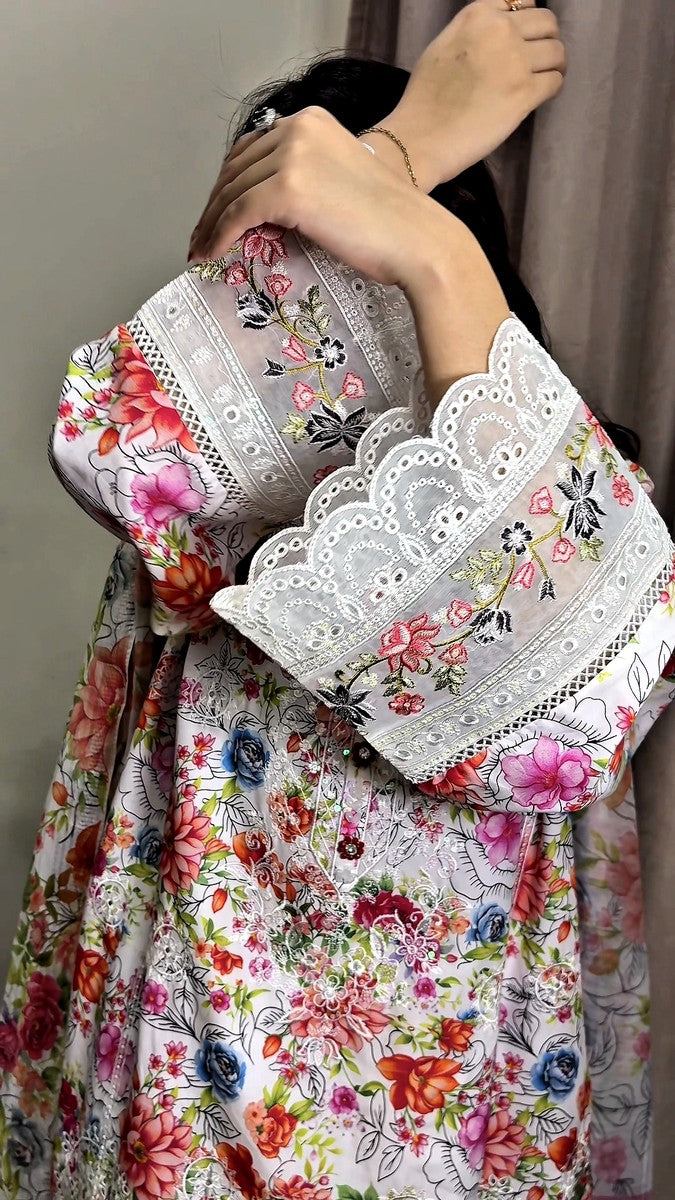 RAINBOW EMBROIDERED 3 PC